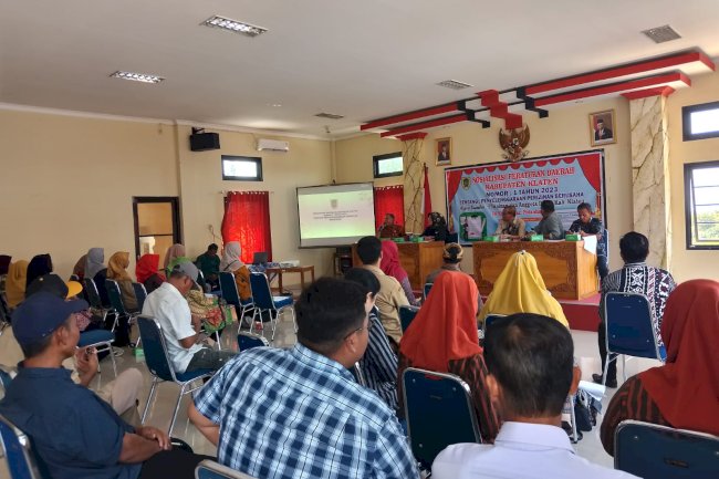 DPRD Kabupaten Klaten Sosialisasikan Perda No 1 Tahun 2023 Tentang Penyelenggaraan Izin Berusaha Kepada Pelaku Usaha Se- Kecamatan Polanharjo