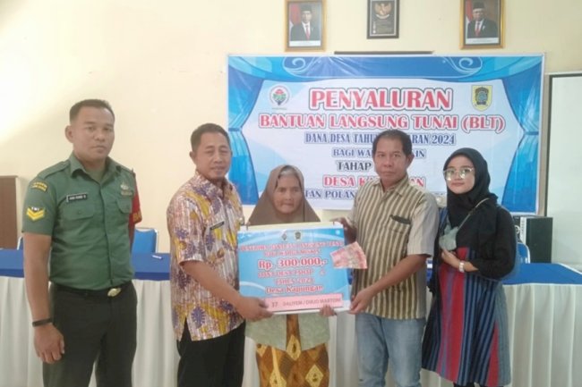 Pesan Camat Kepada Penerima Bantuan Langsung Tunai Desa Kapungan Kecamatan Polanharjo