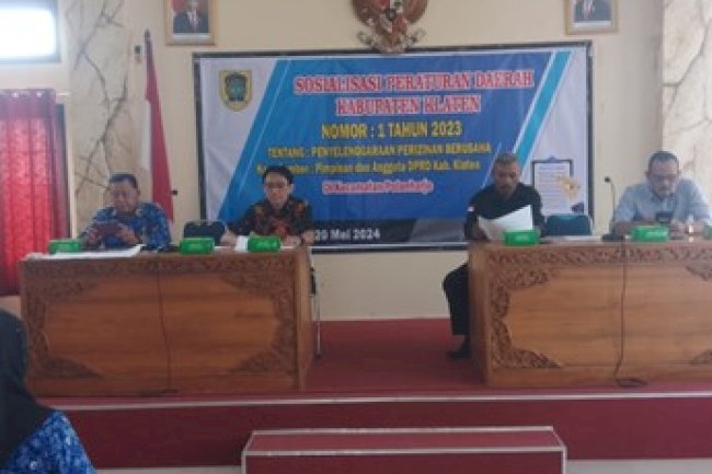 Sosialisasikan Perda Perizinan Guna Mendukung Pengembangan Pelaku Usaha dan BUM Desa Di Kecamatan Polanharjo