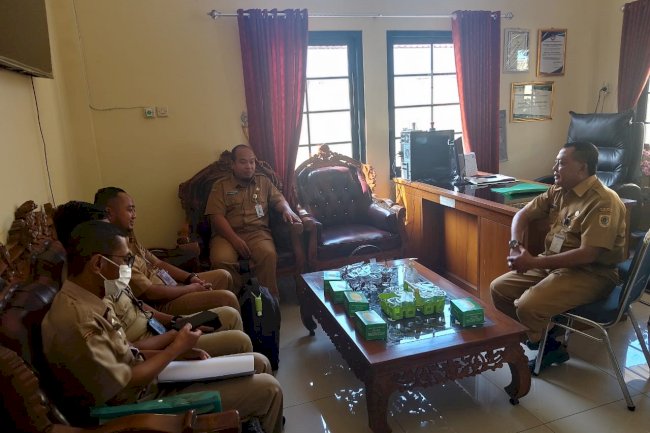 Kunjungan Tim Evaluasi Kinerja Kecamatan (EKK) Dari Kabupaten Ke Kecamatan Polanharjo