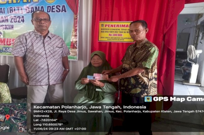 JUMLAH KELUARGA PENERIMA MANFAAT GEMBIRA TERIMA BANTUAN LANGSUNG TUNAI DANA DESA TAHUN 2024 