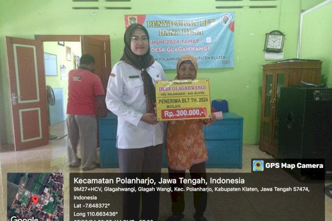 DESA GLAGAHWANGI SALURKAN BLT DANA DESA TAHAP KE-8