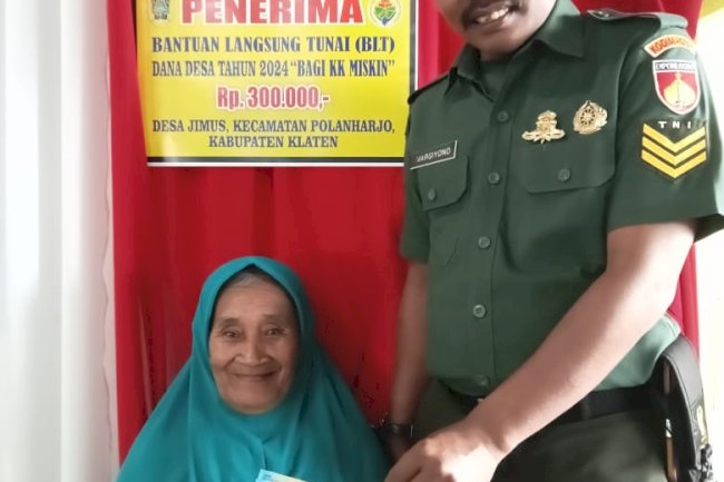 PENYALURAN BLT DANA  TAHAP KE-8 DESA JIMUS POLANHARJO