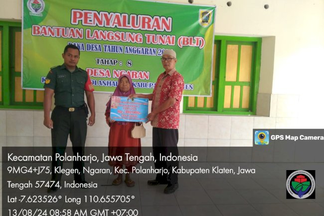 PENYALURAN BLT DD DESA NGARAN POLANHARJO