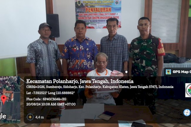 PENYALURAN BLT DANA DESA  SIDOHARJO  KECAMATAN POLANHARJO