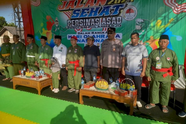 RIBUAN PESERTA JALAN SEHAT PERINGATI HAORNAS  PERSINAS LDII POLANHARJO 