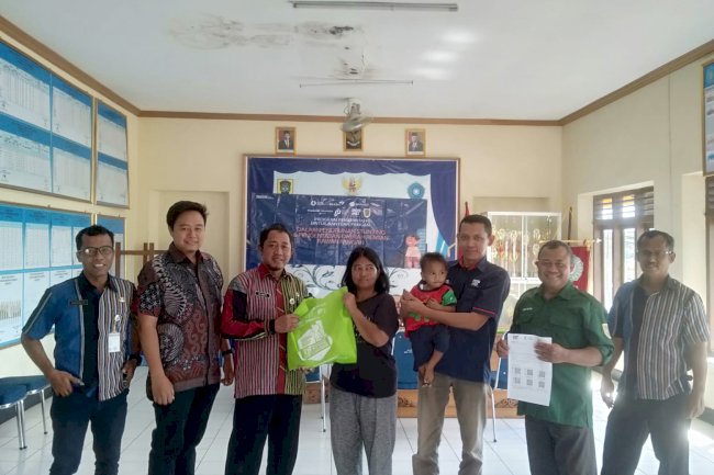 PENYALURAN BANTUAN PANGAN PENANGANAN STANTING KECAMATAN POLANHARJO