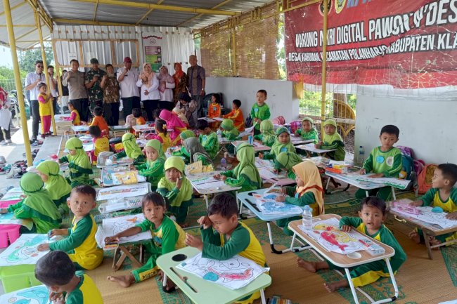  DESA LAYAK ANAK KAHUMAN POLANHARJO ADAKAN LOMBA BAGI ANAK PAUD