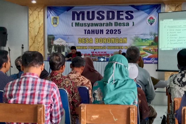 MUSYAWARAH PEMERINTAHAN DESA BORONGAN POLANHARJO PERENCANAN TAHUN 2025