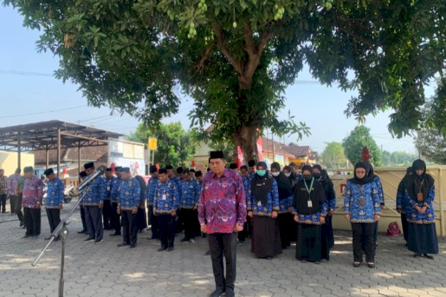 UPACARA PERINGATAN HARI KESAKTIAN PANCASILA  TINGKAT  KECAMATAN POLANHARJO BERJALAN KHIDMAT