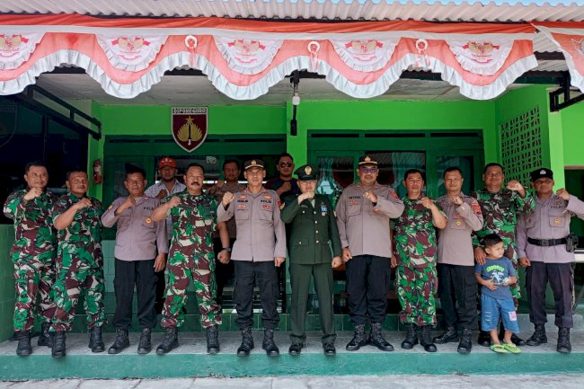 SINERGITAS MUSPIKA POLANHARJO RAYAKAN HUT TNI KE-79 BERSILATURAHMI KE KORAMIL POLANHARJO