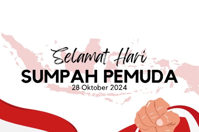 "Selamat Hari Sumpah Pemuda! Mari kita terus menjaga api semangat persatuan dan kesatuan bangsa yang telah dinyalakan oleh para pemuda 28 Oktober 1928." 