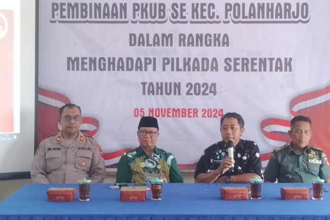 PARTISIPATIF TOKOH LINTAS AGAMA POLANHARJO WUJUDKAN  PILKADA AMAN, DAMAI DAN KONDUSIF