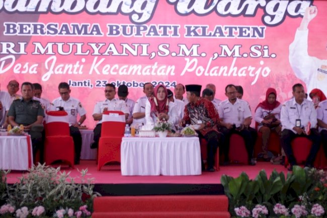 SEMARAK MERIAH SAMBANG WARGA BUPATI KLATEN  DI JANTI PARK POLANHARJO