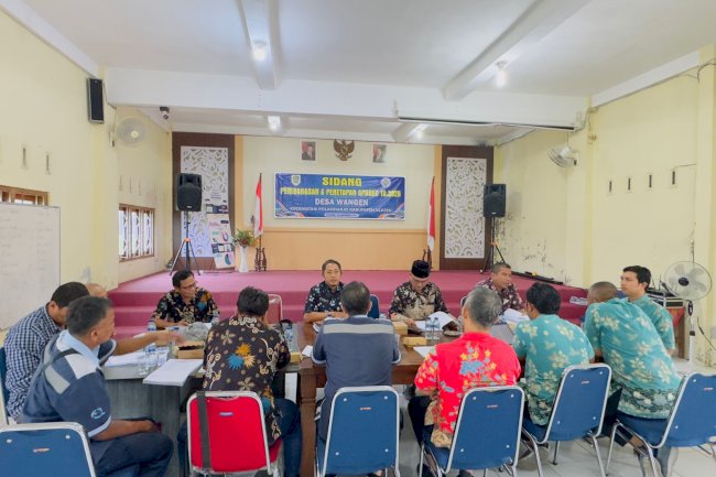 PENETAPAN APBDes TAHUN 2025 DESA WANGEN POLANHARJO