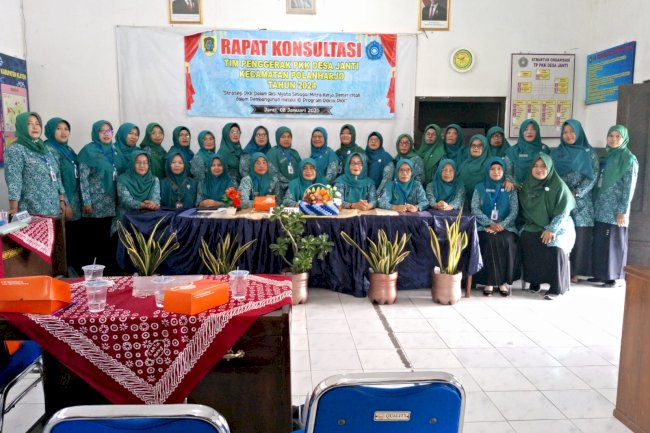 RAPAT KONSULTASI  ( RAKON ) TP PKK JANTI POLANHARJO