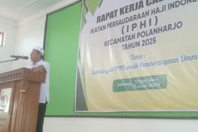 CAMAT POLANHARJO BUKA RAKER IPHI TAHUN 2025