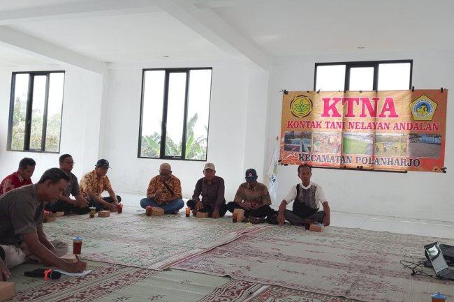 CAMAT DAN KTNA OPTIMIS SUKSES PROGRAM KETAHANAN PANGAN  KECAMATAN POLANHARJO