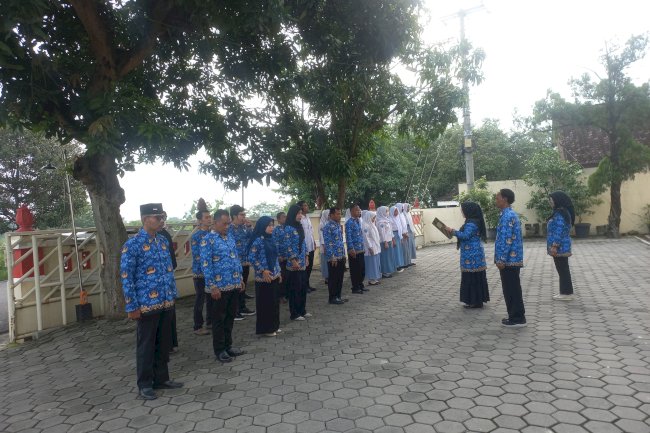 KEGIATAN APEL PAGI KECAMATAN POLANHARJO KLATEN