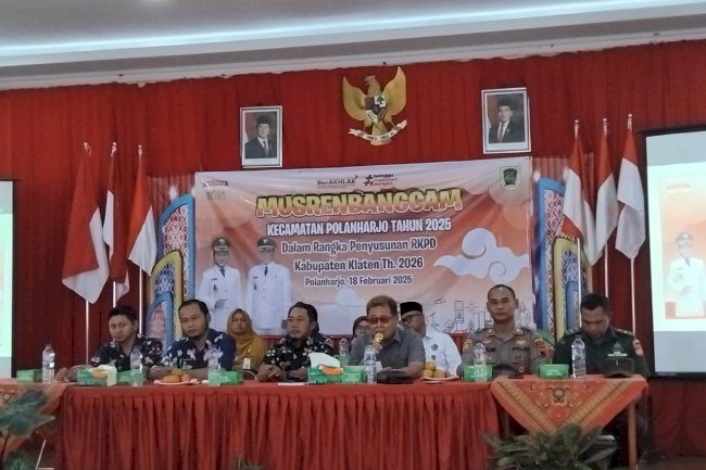KECAMATAN POLANHARJO GELAR MUSRENBANGCAM TAHUN 2025  UNTUK  PENYUSUNAN RKPD 2026