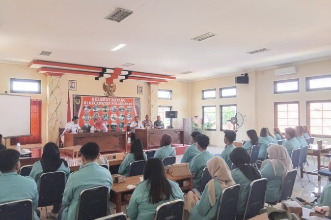 Penerimaan Mahasiwa KKN UNS di Kecamatan Polanharjo Tahun 2025