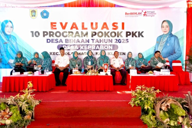 EVALUASI 10 PROGRAM POKOK PKK DESA KEPRABON TAHUN 2025