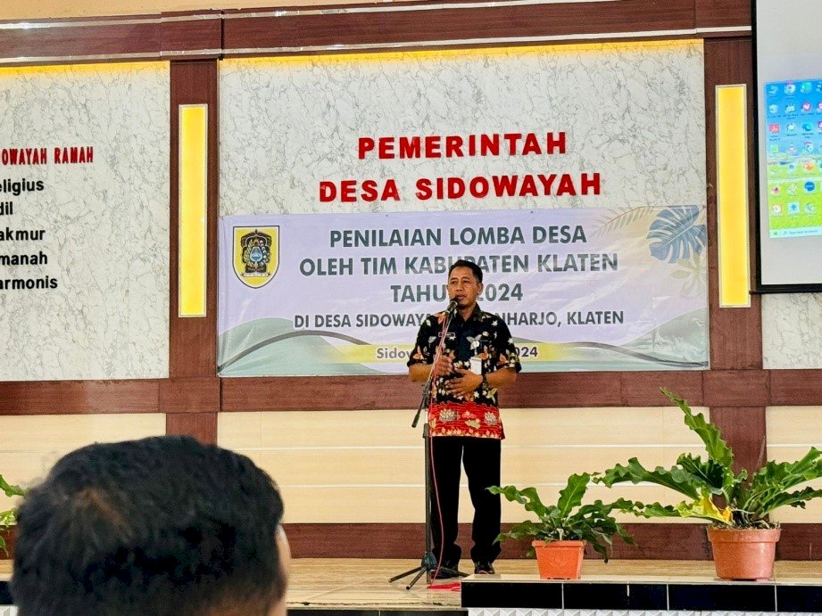 Desa Sidowayah Maju Lomba Administrasi Desa Tingkat Kabupaten Klaten