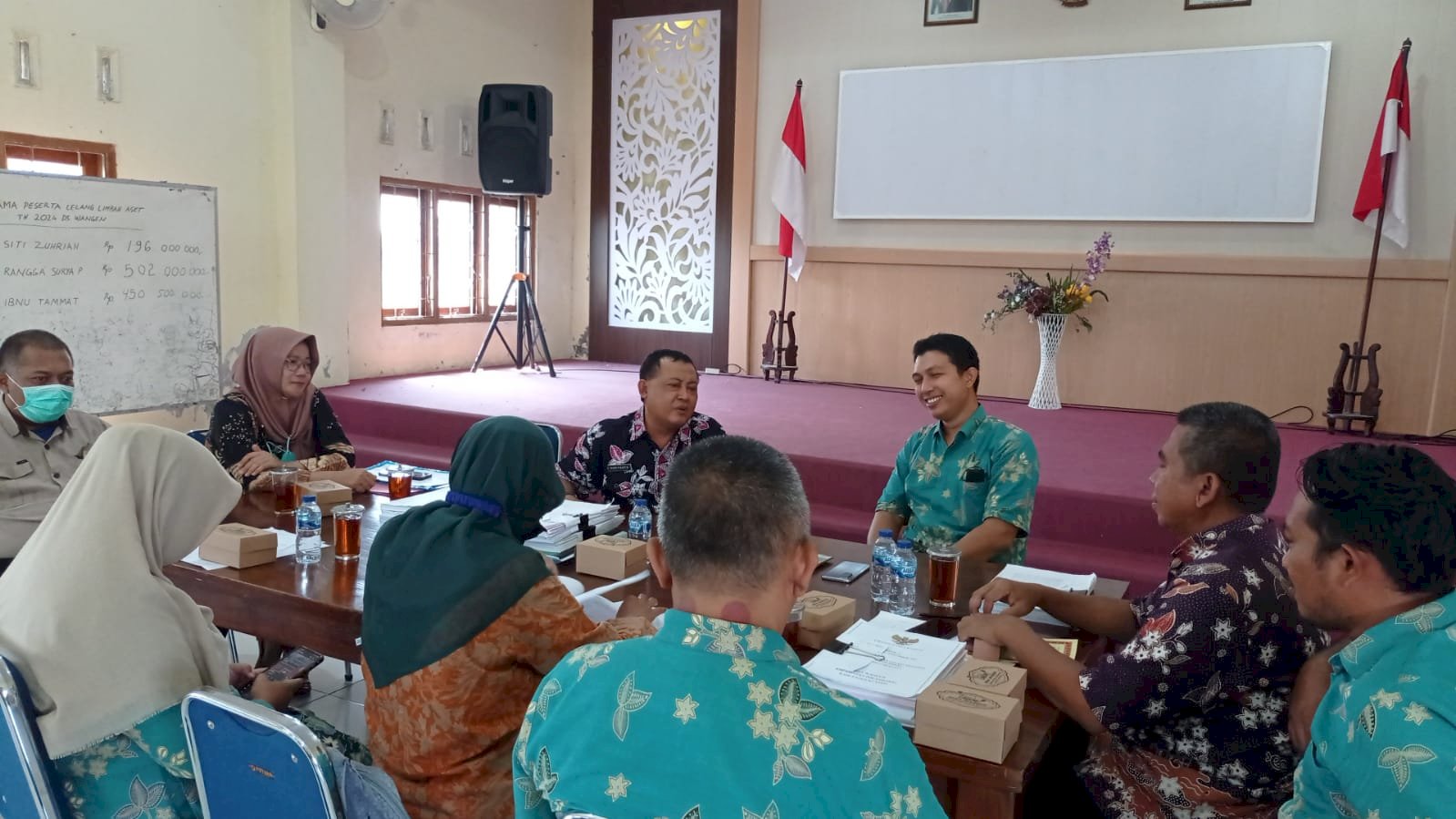 Tim Kecamatan Bersama Pendamping Monitoring dan Pembinaan Administrasi Desa Di Desa Janti dan Desa Wangen Polanharjo