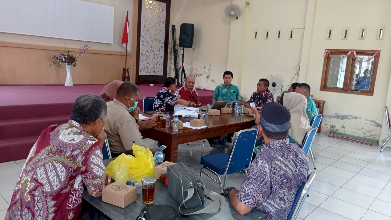 Tim Kecamatan Bersama Pendamping Monitoring dan Pembinaan Administrasi Desa Di Desa Janti dan Desa Wangen Polanharjo