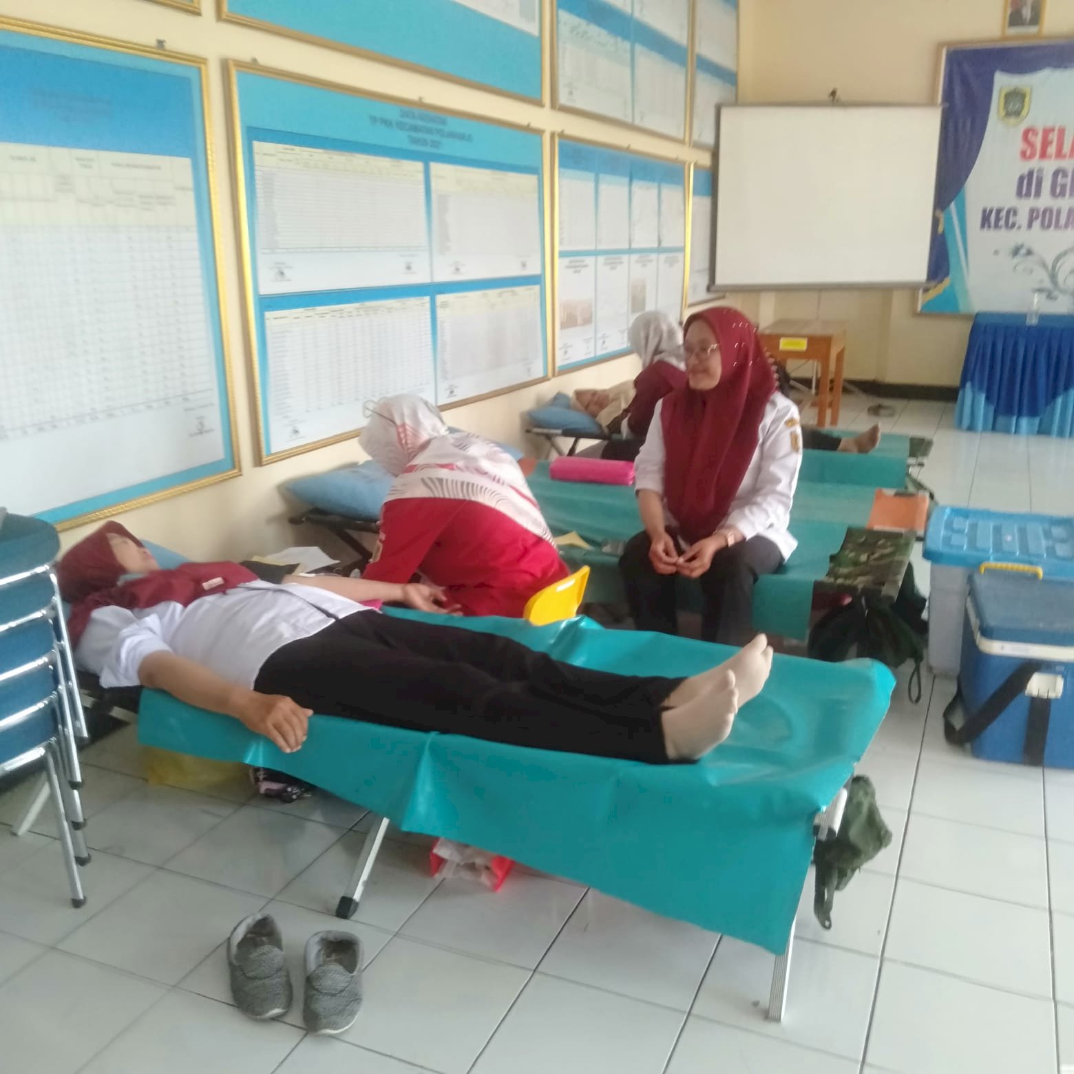  KECAMATAN POLANHARJO  GELAR DONOR DARAH SECARA  RUTIN