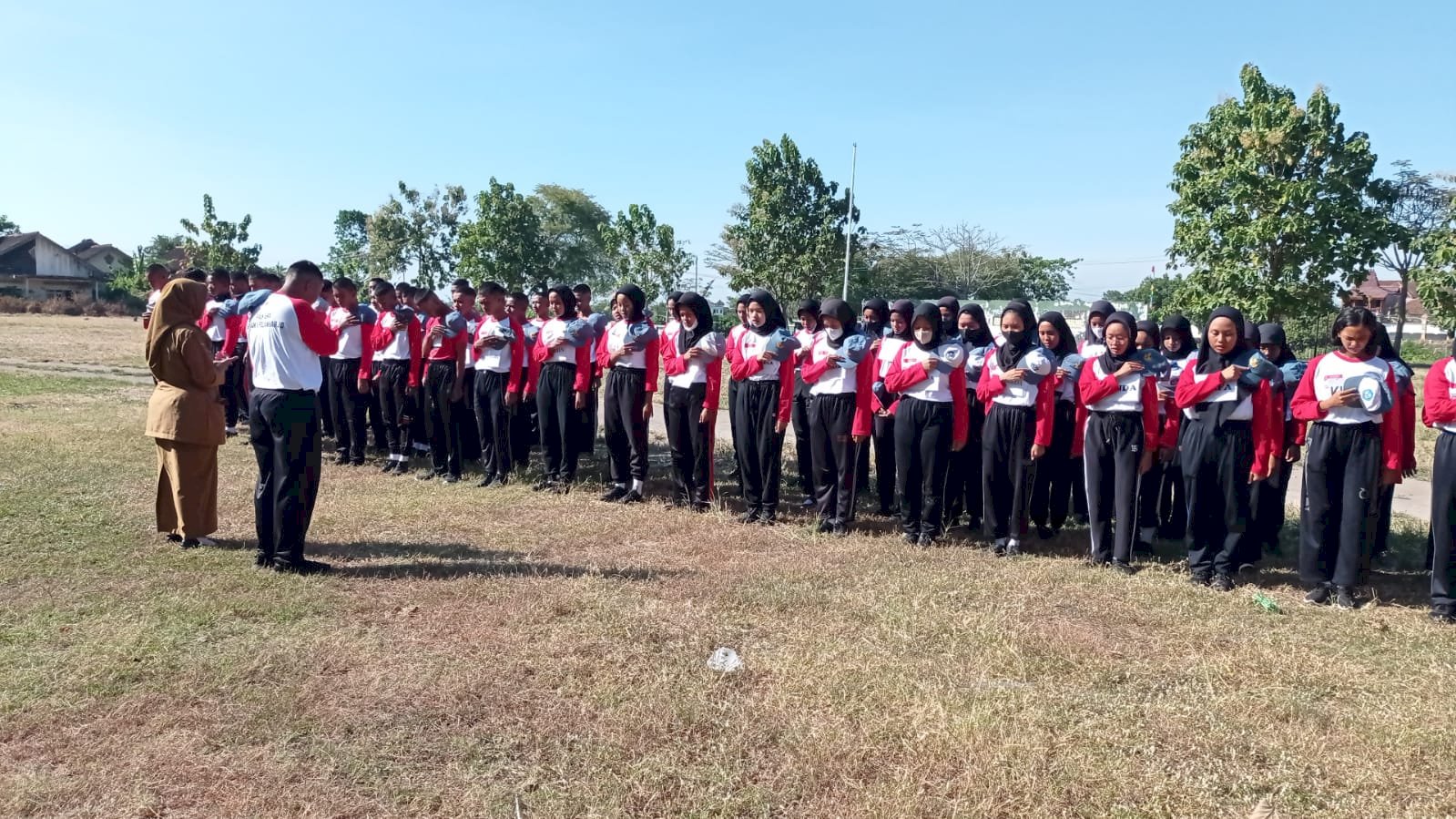 PASKIBRA HUT RI KECAMATAN POLANHARJO INTEN LATIHAN