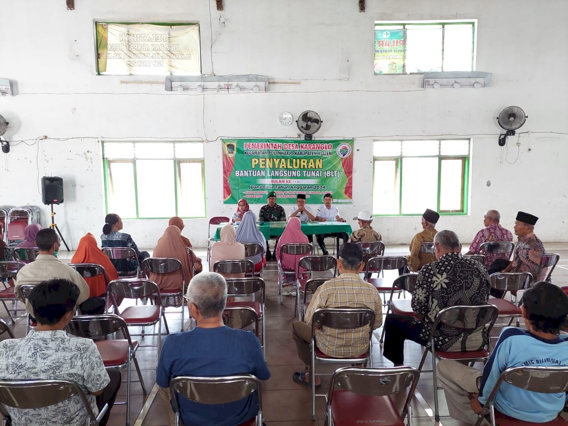 PENYALURAN BANTUAN LANGSUNG TUNAI DESA KARANGLO POLANHARJO