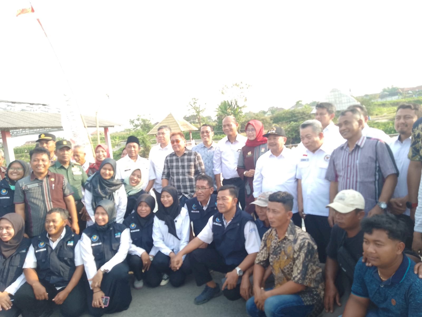 KUNJUNGAN  DPR RI BERSAMA DITJEN PERIKANAN BUDIDAYA KKP KE NGANJAT POLANHARJO