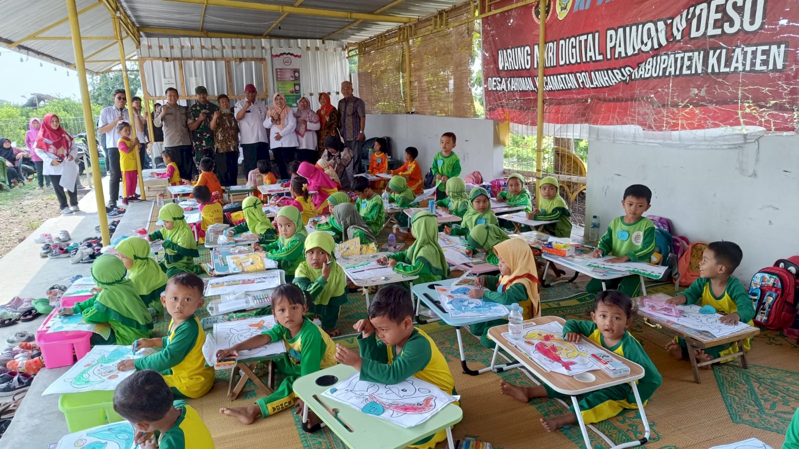  DESA LAYAK ANAK KAHUMAN POLANHARJO ADAKAN LOMBA BAGI ANAK PAUD