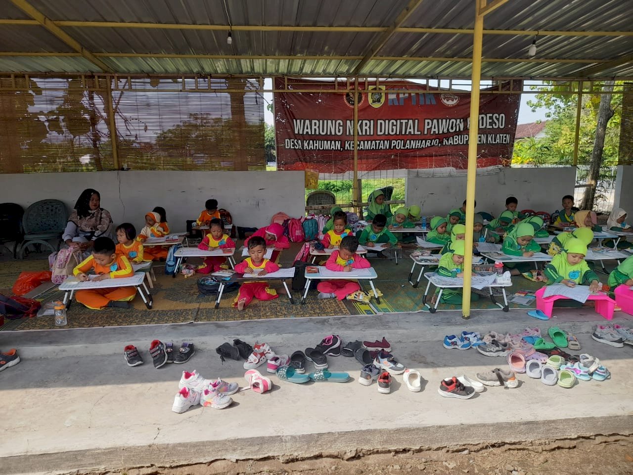  DESA LAYAK ANAK KAHUMAN POLANHARJO ADAKAN LOMBA BAGI ANAK PAUD