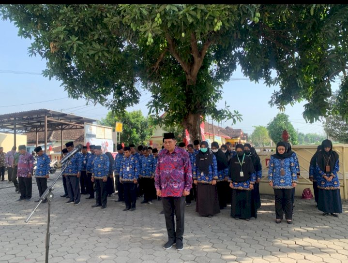 UPACARA PERINGATAN HARI KESAKTIAN PANCASILA  TINGKAT  KECAMATAN POLANHARJO BERJALAN KHIDMAT