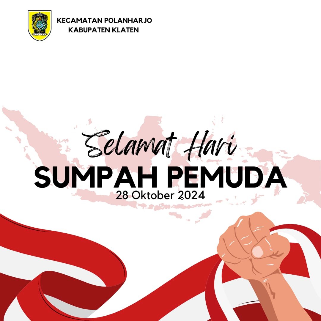 "Selamat Hari Sumpah Pemuda! Mari kita terus menjaga api semangat persatuan dan kesatuan bangsa yang telah dinyalakan oleh para pemuda 28 Oktober 1928." 