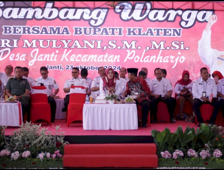 SEMARAK MERIAH SAMBANG WARGA BUPATI KLATEN  DI JANTI PARK POLANHARJO