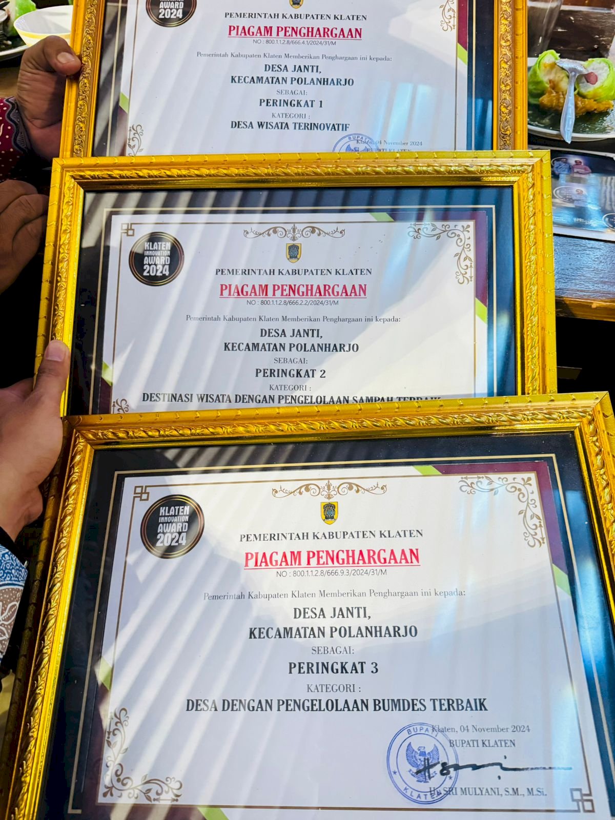 POLANHARJO BORONG KLATEN INNOVATION AWARD 2024