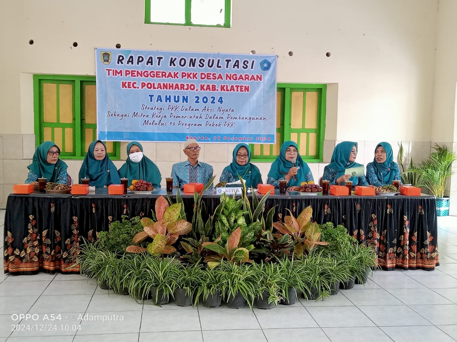 TP PKK DESA NGARAN ADAKAN RAPAT KONSULTASI TAHUNAN  BERSAMA TP PKK KECAMATAN POLANHARJO