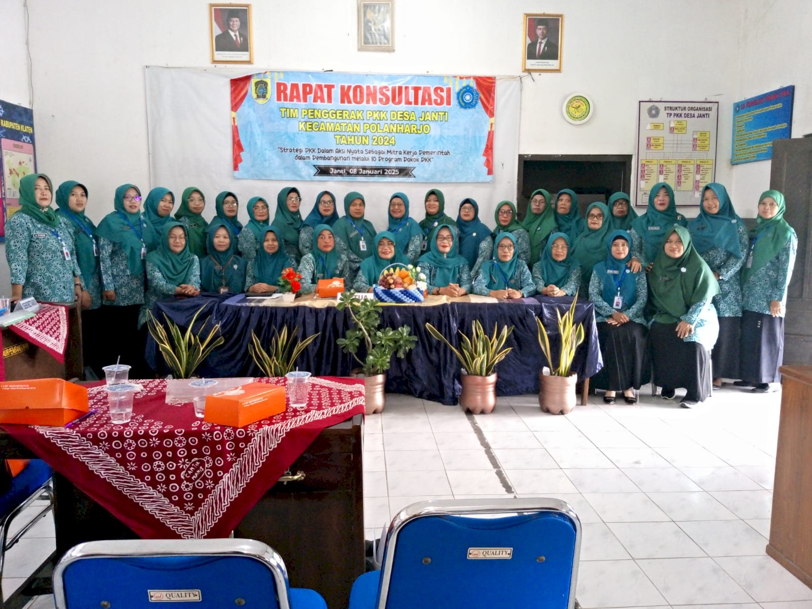 RAPAT KONSULTASI  ( RAKON ) TP PKK JANTI POLANHARJO