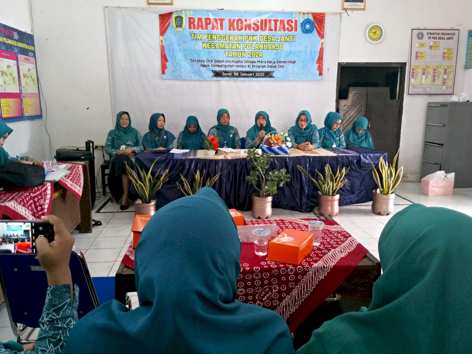 RAPAT KONSULTASI  ( RAKON ) TP PKK JANTI POLANHARJO