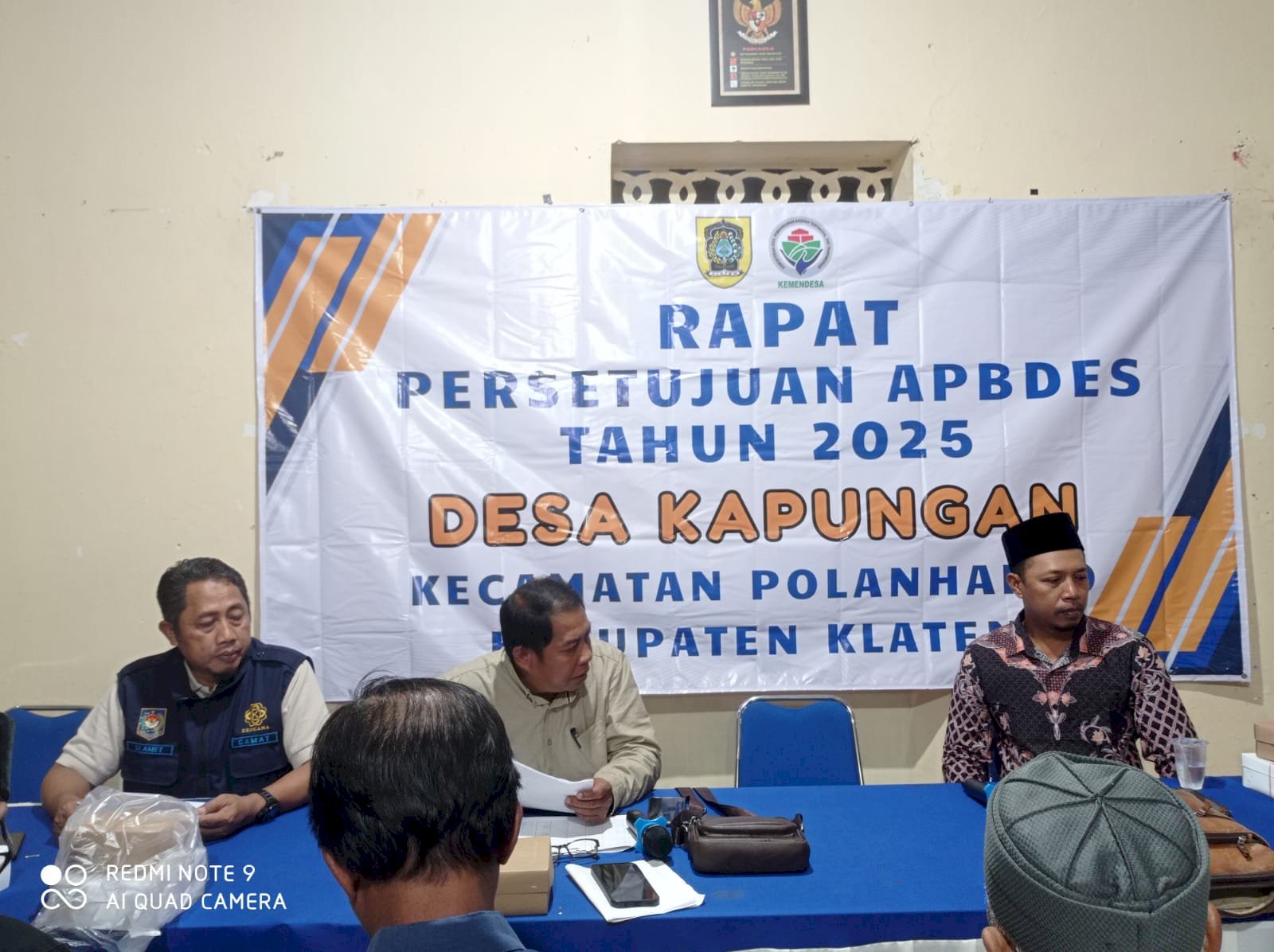 MUSDES PENETAPAN APBdes TAHUN 2025 KAPUNGAN POLANHARJO