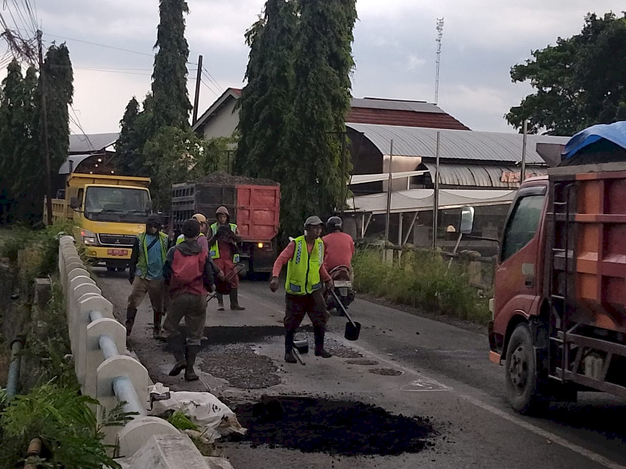 SIDOWAYAH PERCEPAT PERBAIKAN  SEBELUM BULAN PUASA  SELURUH JALAN BAIK DAN BAGUS