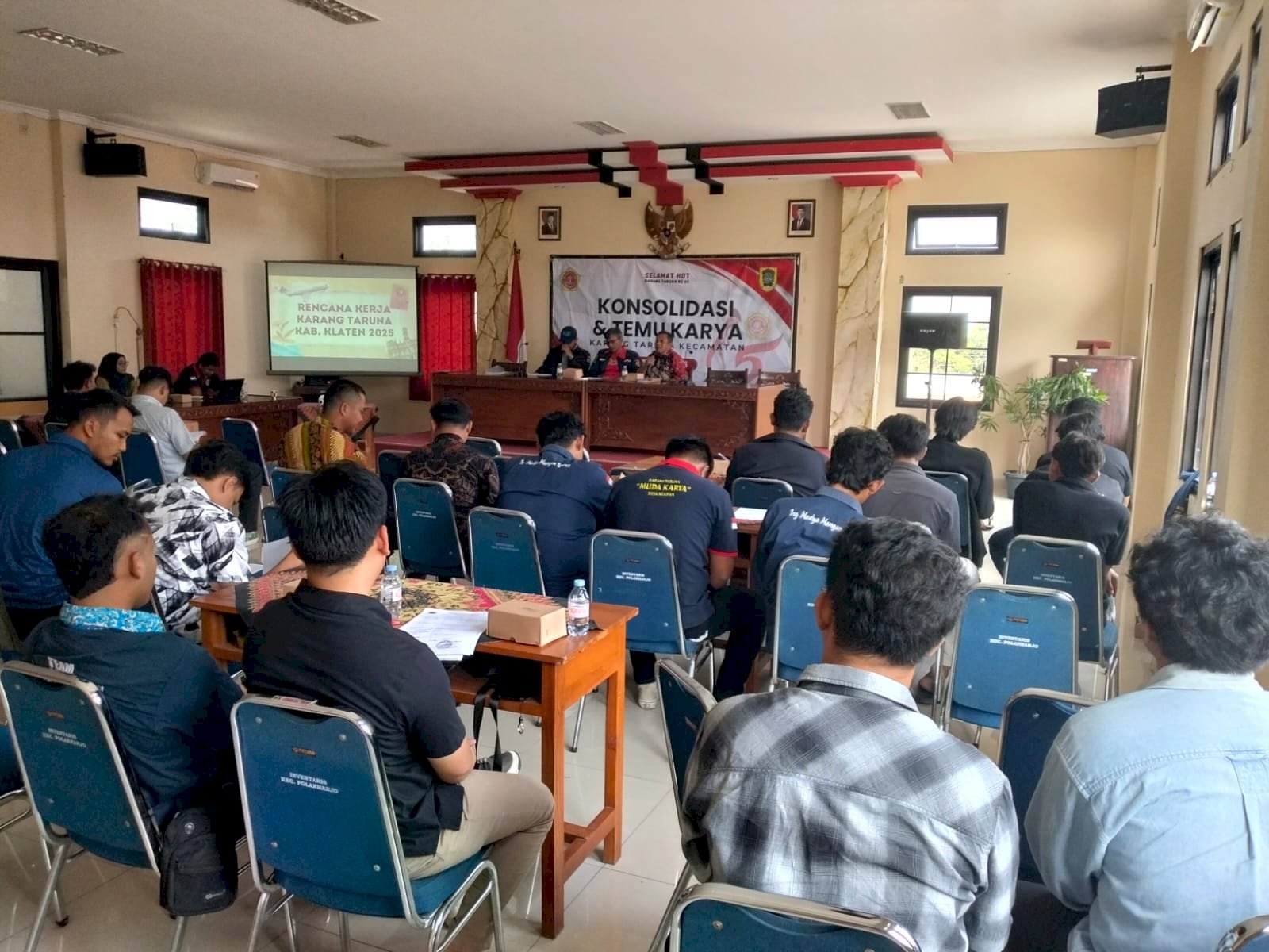 KONSOLIDASI DAN TEMU KARYA KARANG TARUNA KECAMATAN POLANHARJO TAHUN 2025