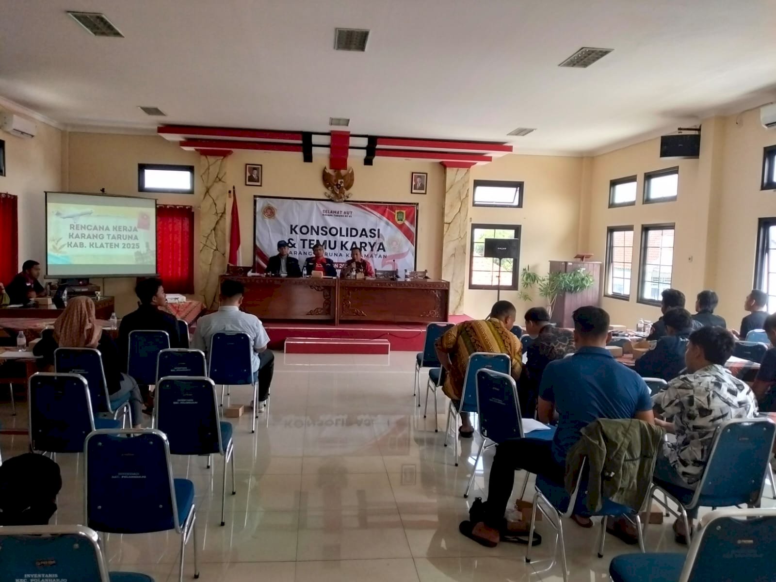 KONSOLIDASI DAN TEMU KARYA KARANG TARUNA KECAMATAN POLANHARJO TAHUN 2025