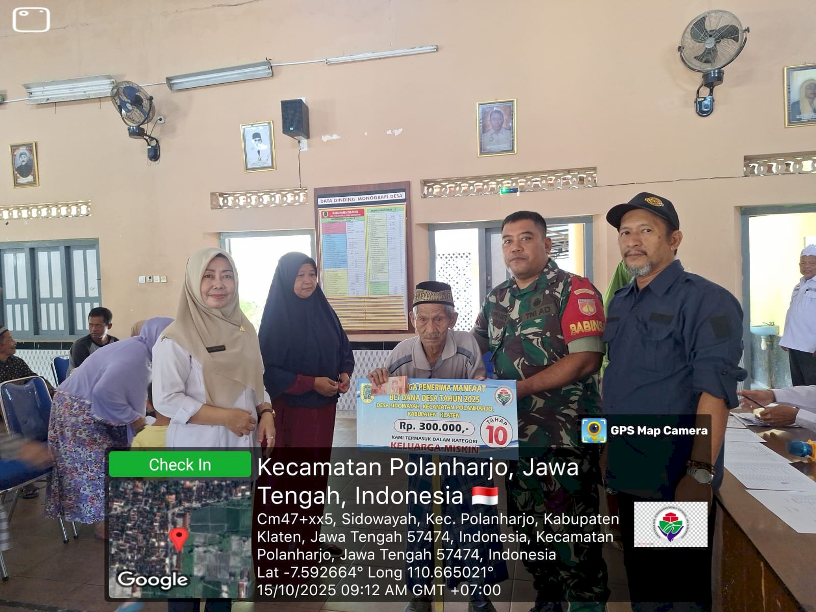 PENYALURAN BANTUAN LANGSUNG TUNAI DANA DESA DI DESA SIDOWAYAH TAHUN 2025