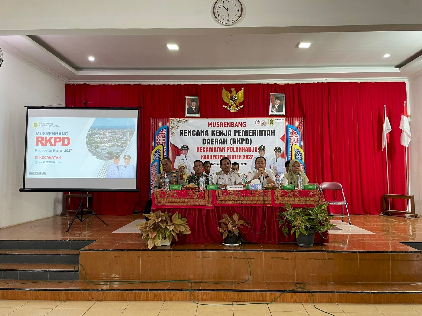 "Wujudkan Pembangunan Berkualitas dan Merata”, Kecamatan Polanharjo gelar Musrenbangcam 2026