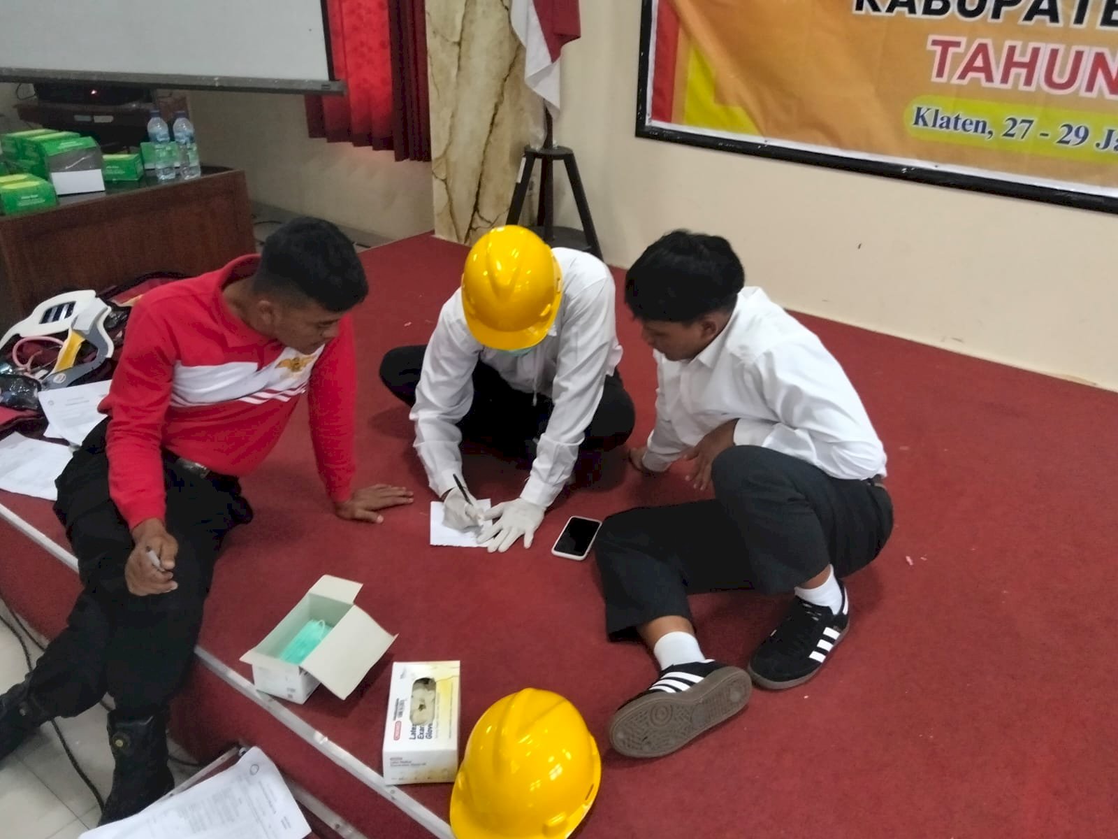 Cetak 40 Relawan Tangguh, Kecamatan Polanharjo Gelar Pelatihan Medical First Responder (MFR)