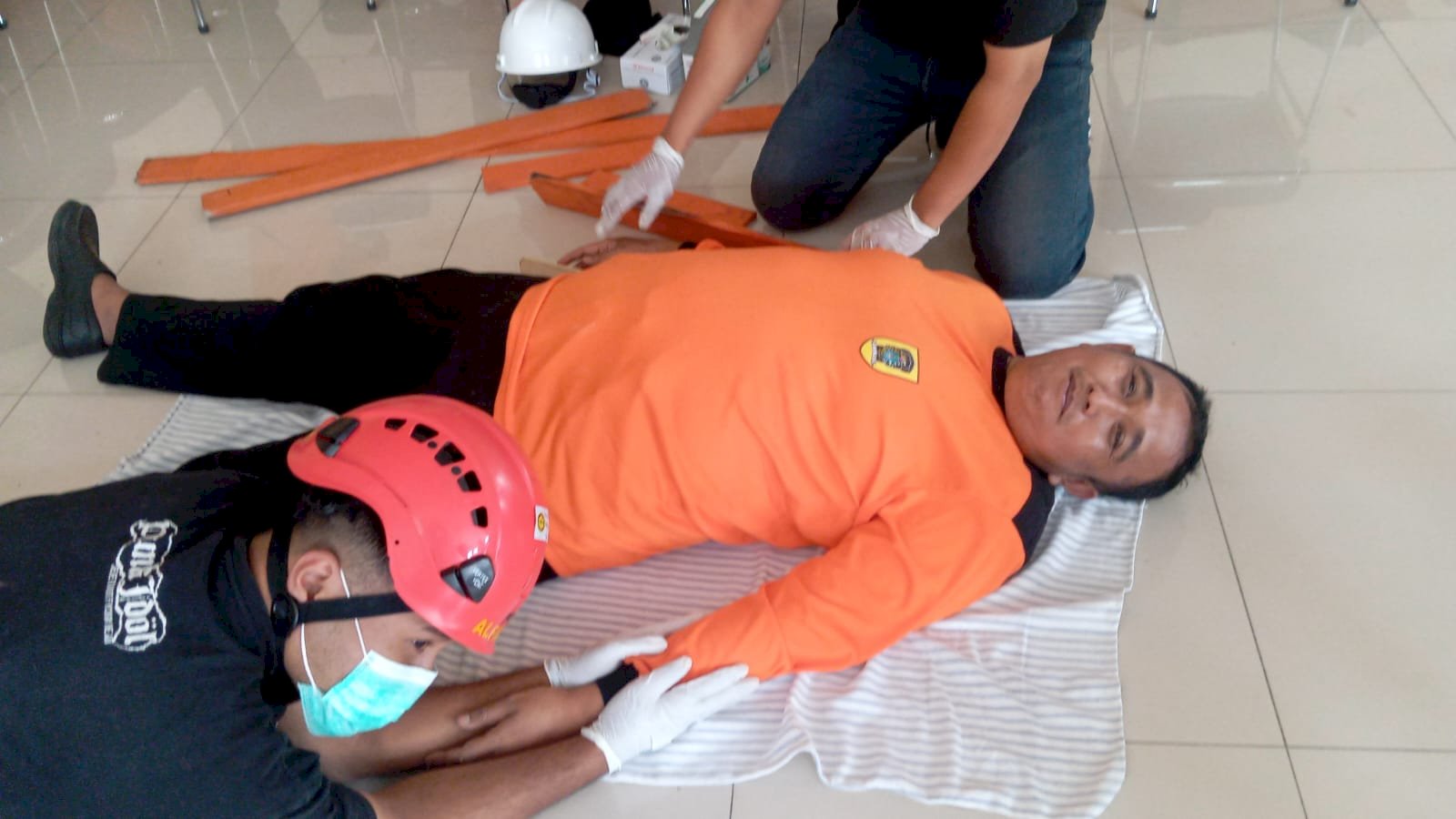 Cetak 40 Relawan Tangguh, Kecamatan Polanharjo Gelar Pelatihan Medical First Responder (MFR)